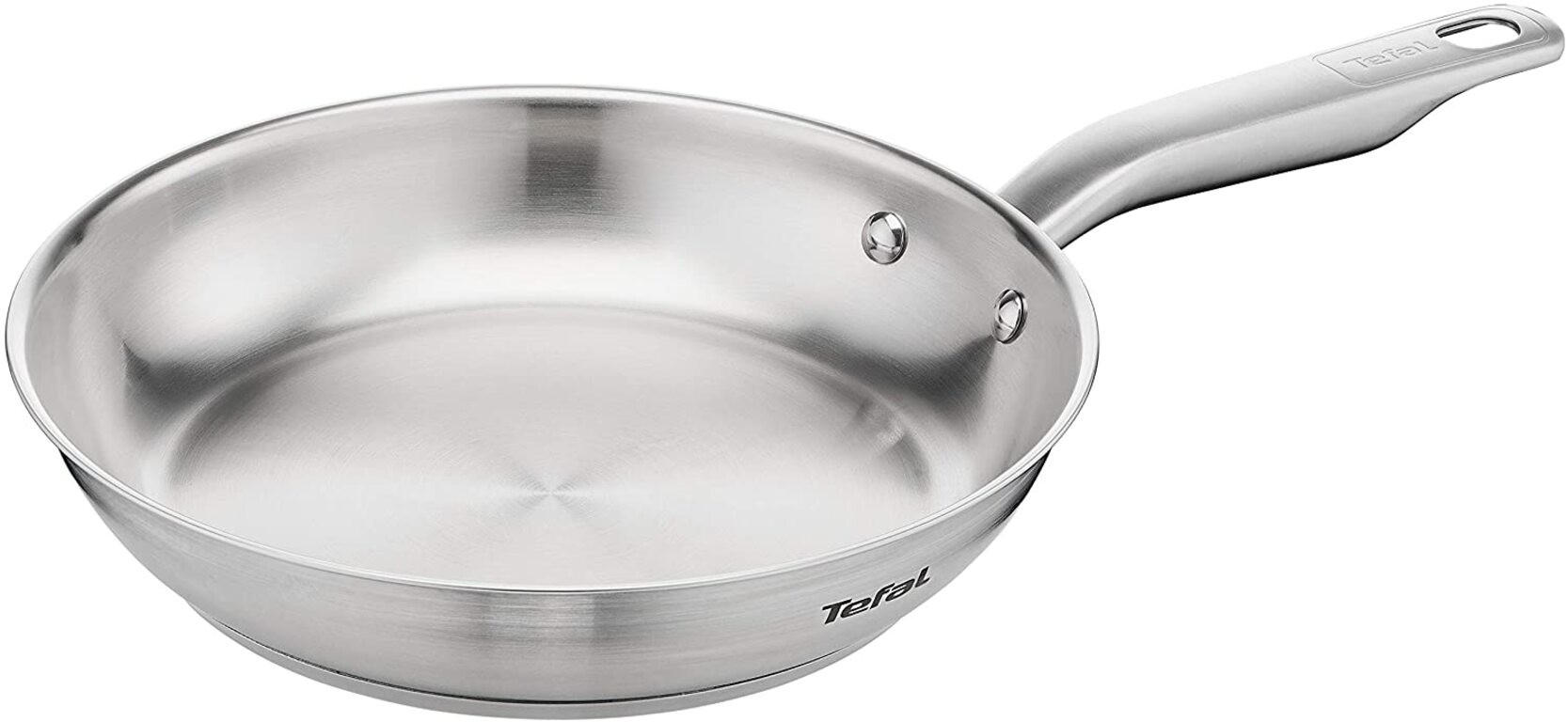 BRATPFANNE Virtuoso E49204 Silber 24cm - Silberfarben, Metall (24cm) - Tefal