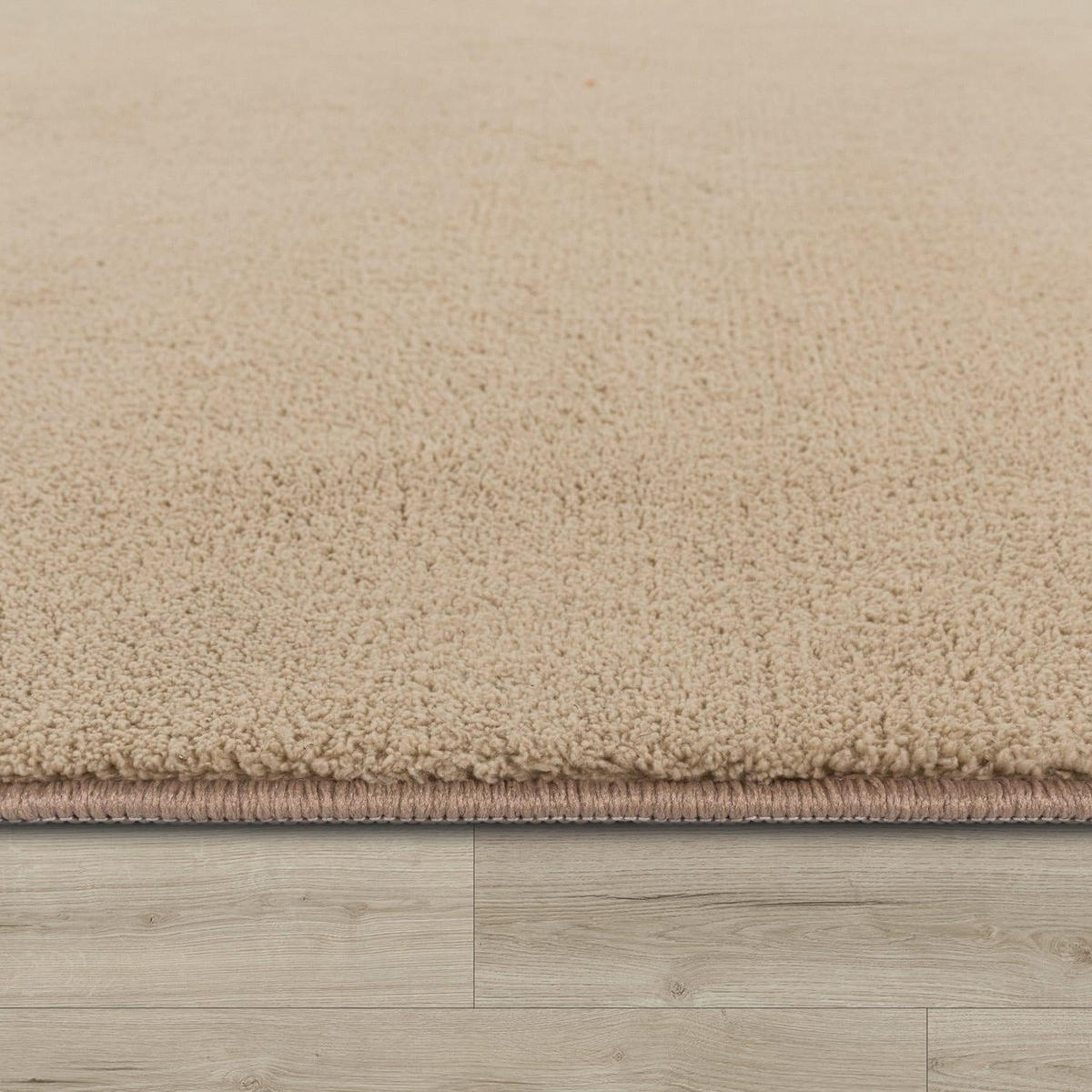 KURZFLOR-TEPPICH CADIZ 630 DUNKEL-BEIGE 240X340 - Beige, Kunststoff (240/340cm) - Paco Home