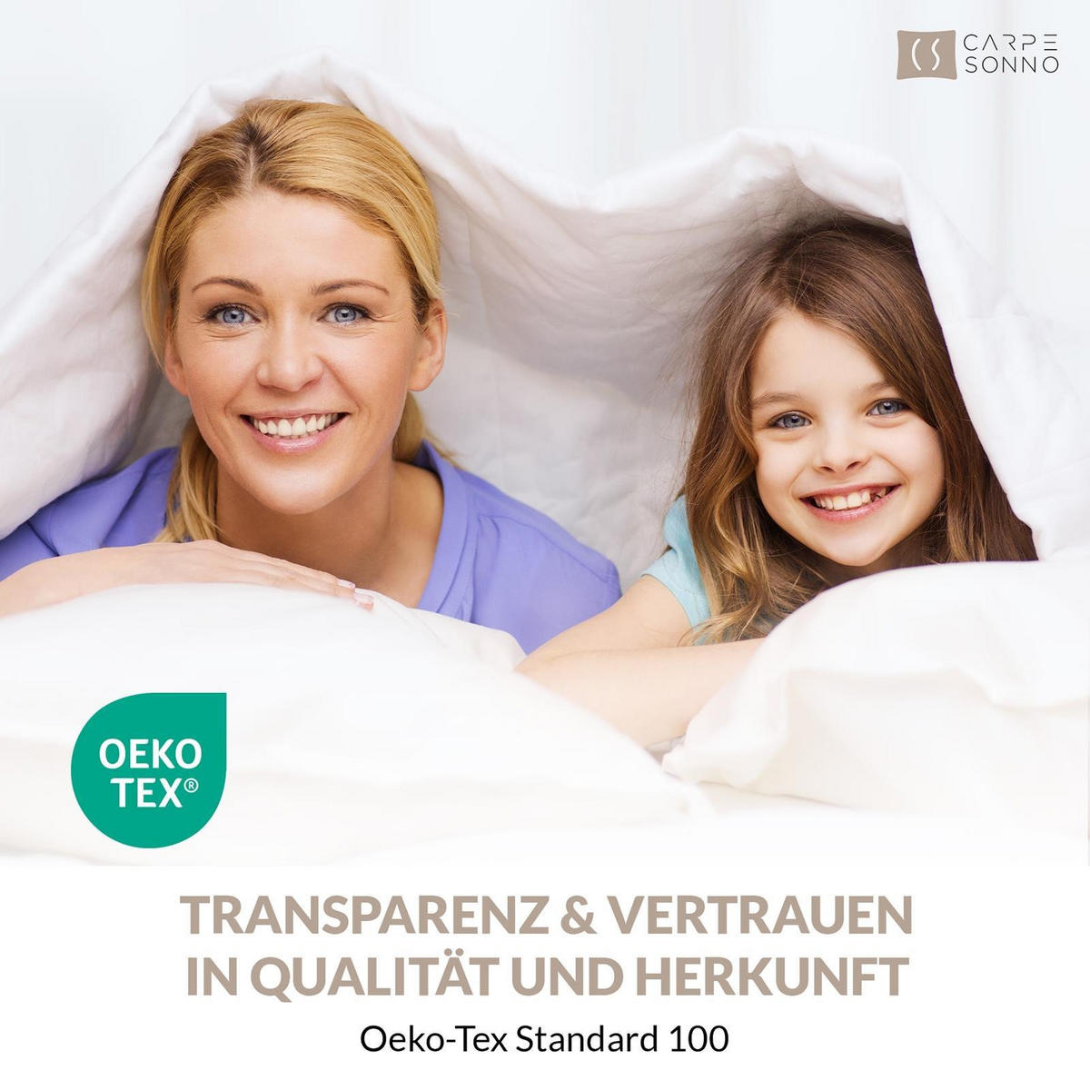 BETTWÄSCHE 155x200 Renforce Bettbezug Baumwolle Melange Grau - Grau, Textil (155/200cm) - Carpe Sonno