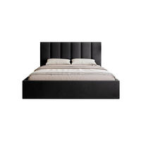 POLSTERBETT Eloria 200x200 cm, Graphit - Graphitfarben, Textil (200/200cm) - Fedve