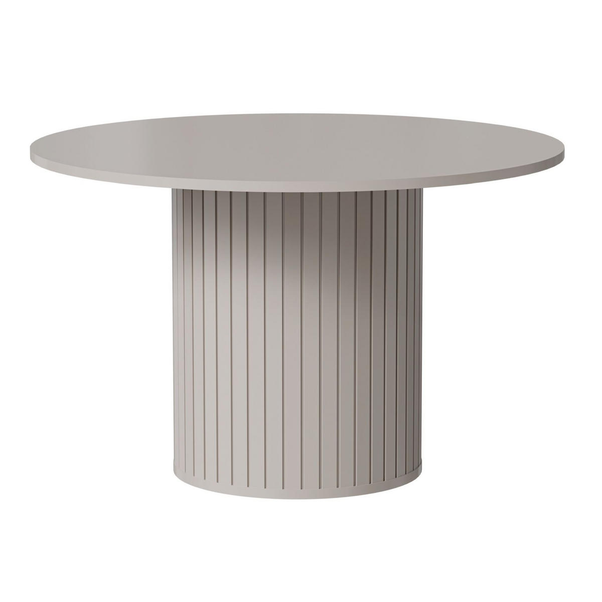 ESSTISCH Zante Graubeige 120 cm - Taupe, Holzwerkstoff (120/120/75.2cm) - Selsey