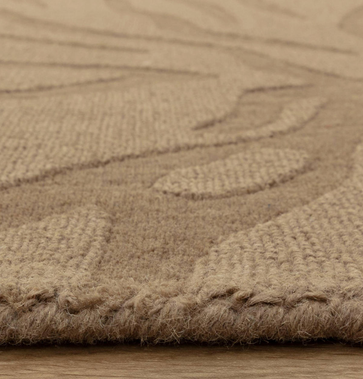 TEPPICH modern Flachgewebe MILL Braun 160 x 230 cm - Braun, Naturmaterialien (160/230cm) - Novatrend