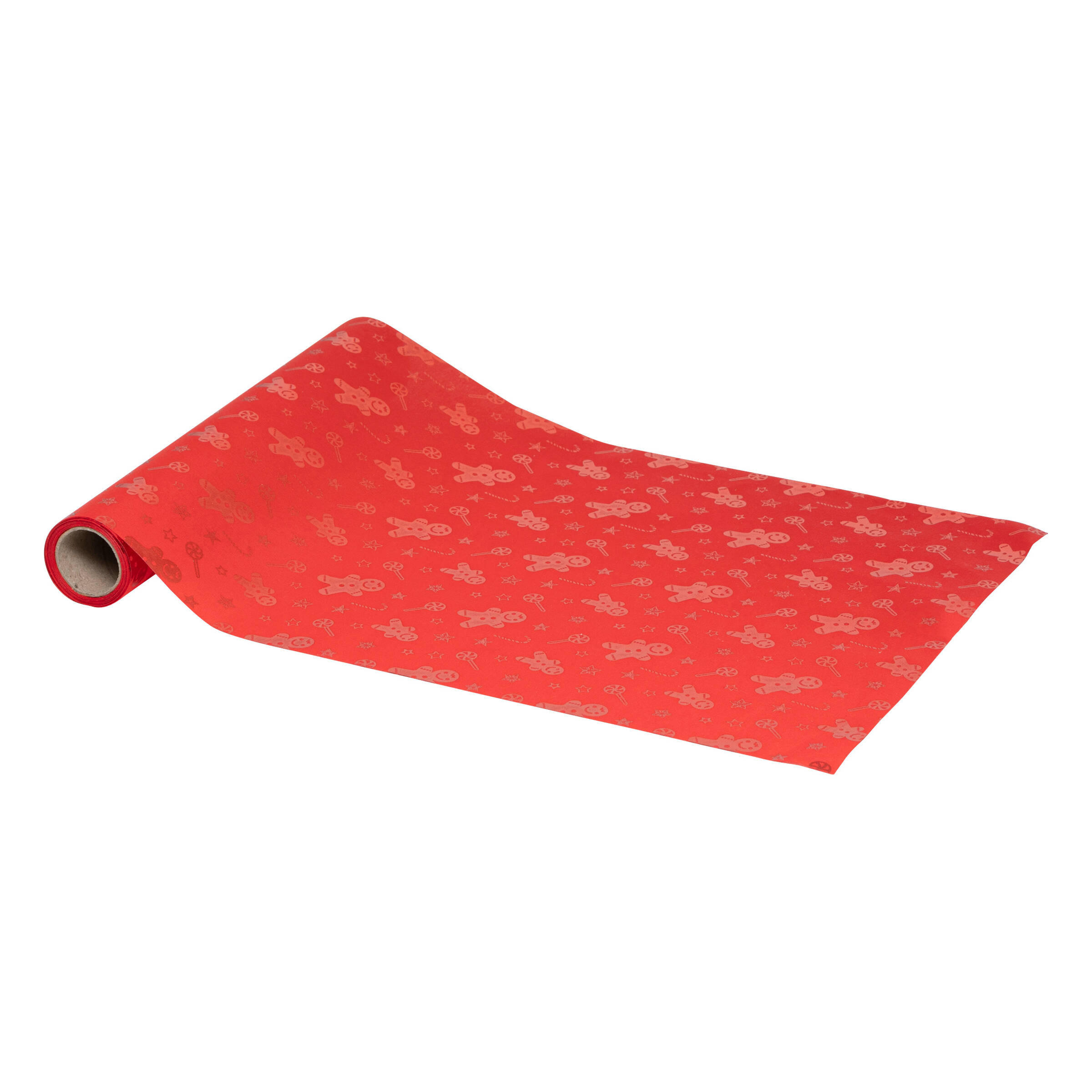 TISCHLÄUFER Lebkuchenmuster Gold 28/300 cm - Rot, Textil (300cm) - Atmosphera Createur d´interieur
