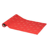 TISCHLÄUFER Lebkuchenmuster Gold 28/300 cm - Rot, Textil (300cm) - Atmosphera Createur d´interieur