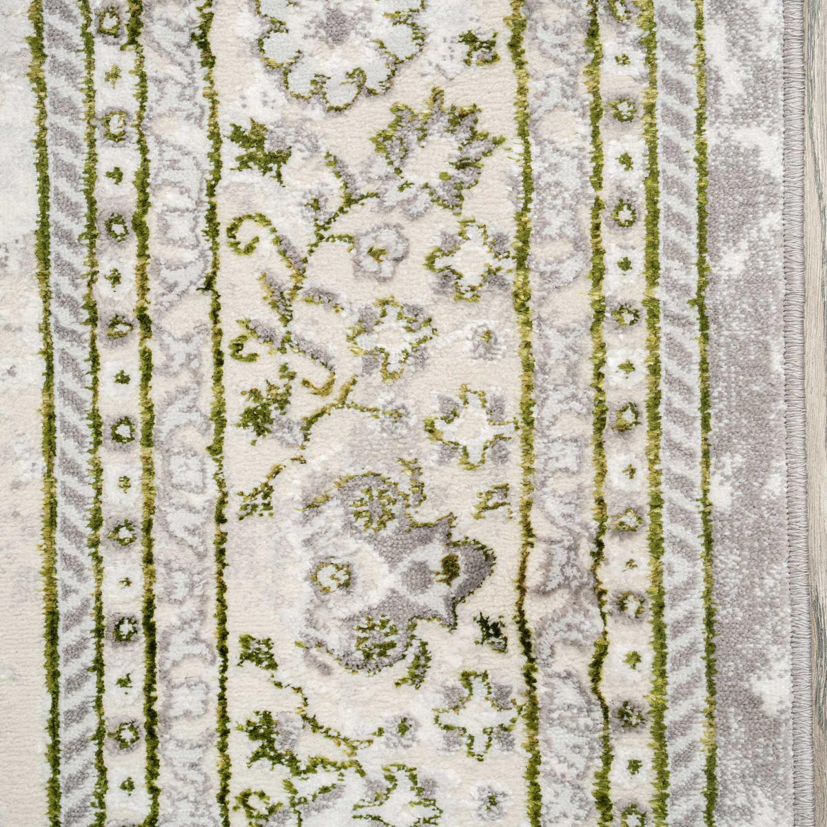 WEBTEPPICH Victoria Olivgrün - Olivgrün, Textil (120/170cm) - Kukoon Rugs