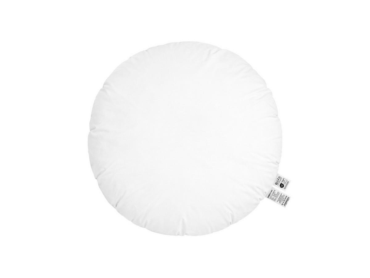 FEDERKISSEN Publik rund 60 cm Ø - Creme, Textil (60/60cm) - beties Heimtextil