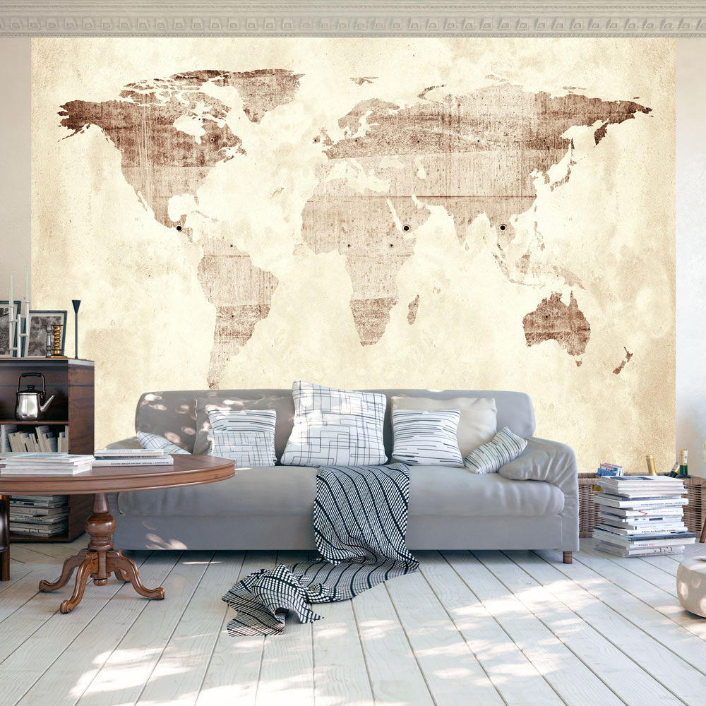 VLIESTAPETE Beige 250/175 cm - Beige/Braun, Textil (250/1cm) - KUNSTLOFT