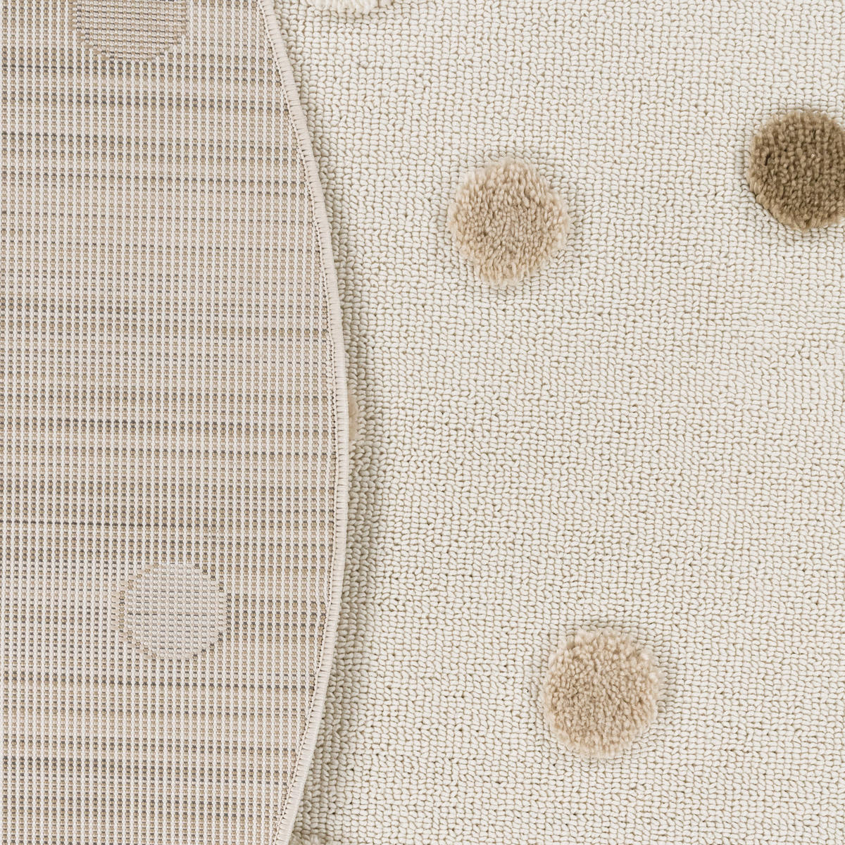 KINDERTEPPICH 160/160 cm Togo 378 - Creme, Textil (160/160cm) - Paco Home