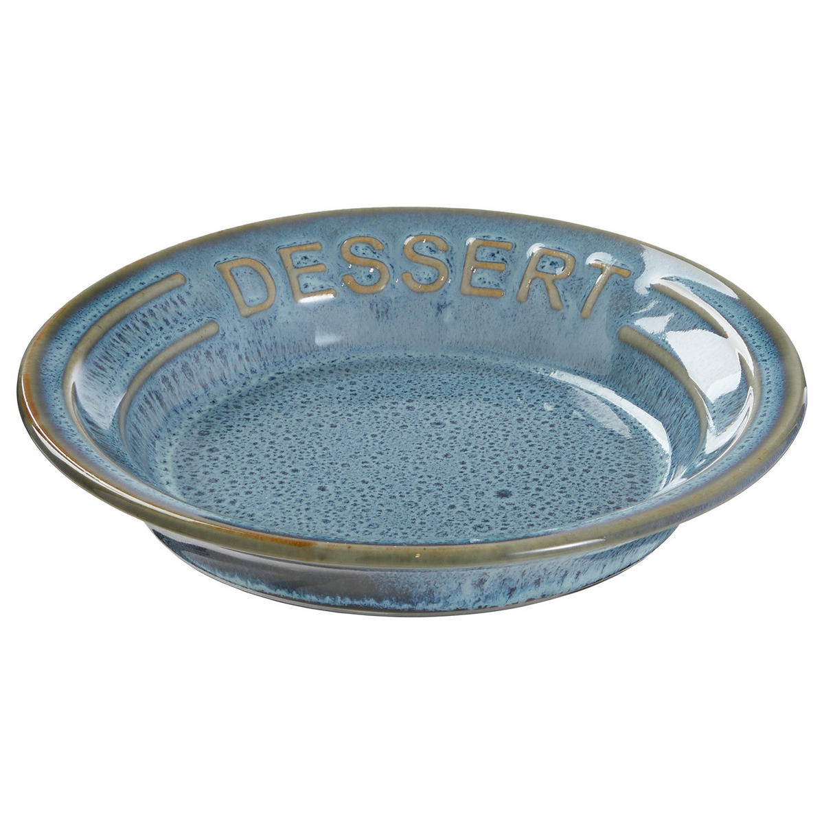 DESSERTTELLER (4er-Set) Portimao - Blau, Keramik (15/15/3cm) - Butlers