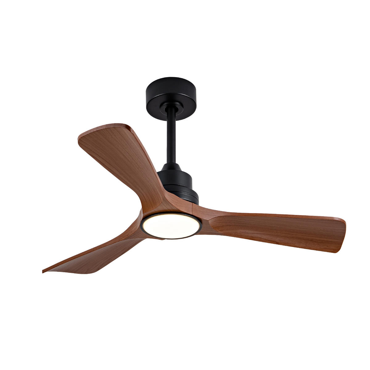 DECKENVENTILATOR DE-16234 42 Zoll dimmbar mit Fernbedienung Walnuss - Walnussfarben, Kunststoff (107/107/37cm) - ComfortXL