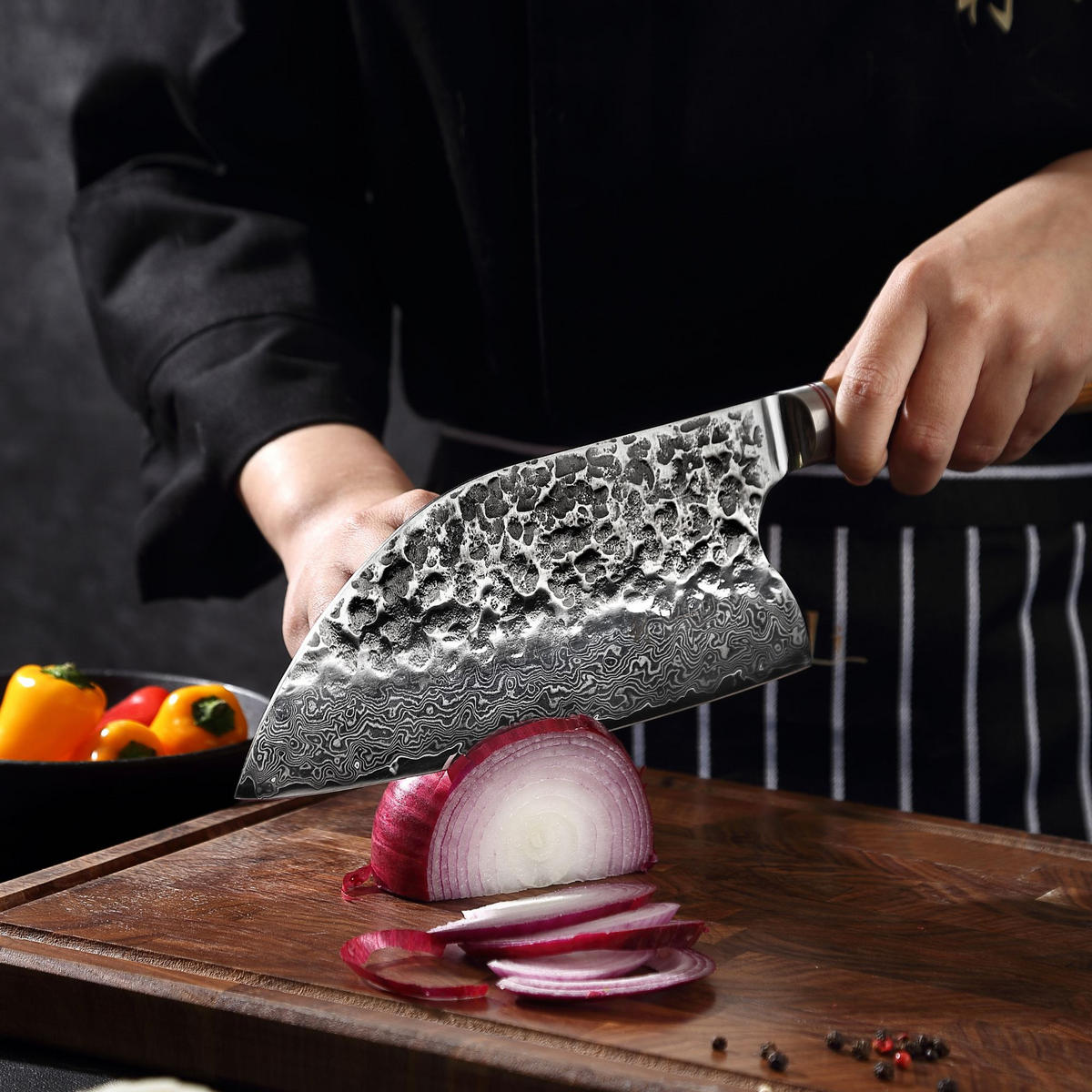 CHAI DAO 20 cm - Braun, Holz/Metall (34cm) - Wakoli