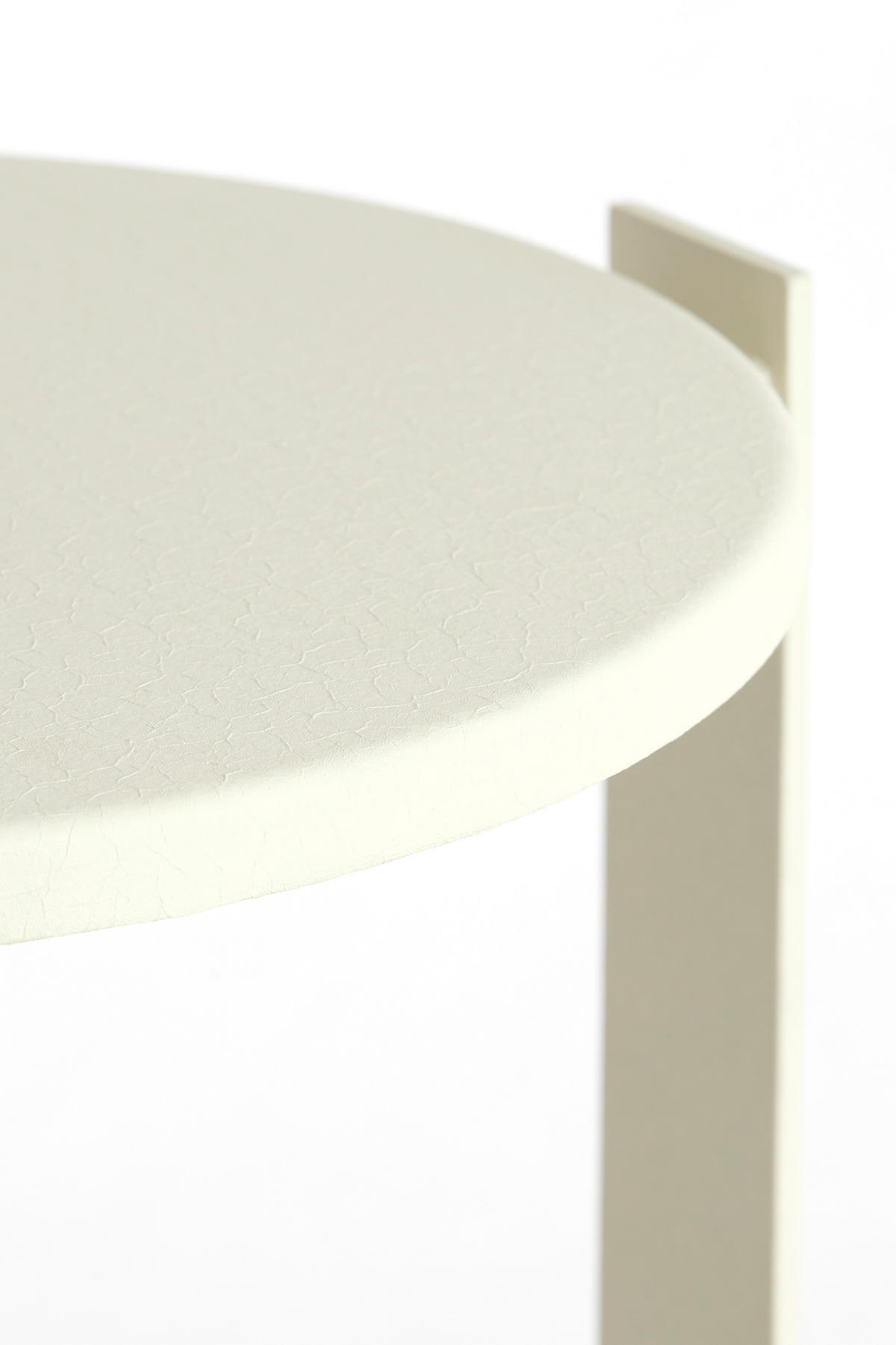 BEISTELLTISCH Triana Weiß 45/45/65.5 cm - Weiß, Metall (45/45/65.5cm) - Light & Living
