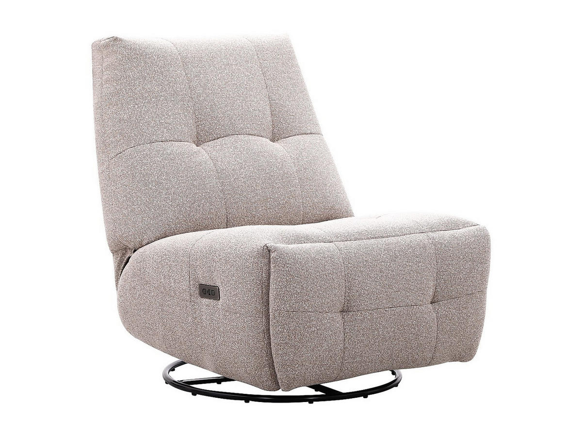 RELAXSESSEL - 1 Person - stoff - beige Cosado - Beige, Textil (81/97/99cm) - Vente-Unique