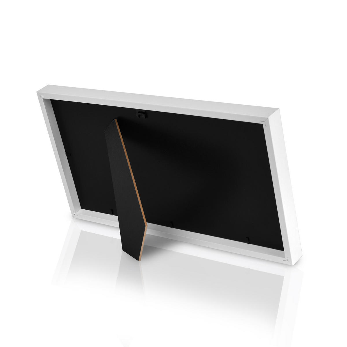 BILDERRAHMEN Galeria 13x18cm Weiß - Weiß, Holzwerkstoff (30/2/37cm) - BoMoe