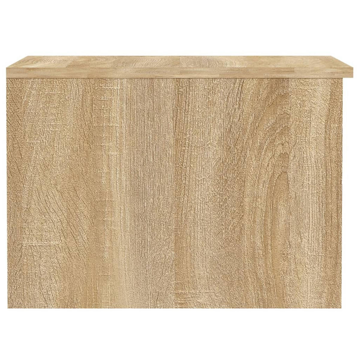 COUCHTISCH 50/50/36 cm aus Holzwerkstoff Sonoma-Eiche mit 1 Tür, 1 Offenem Staufach - Sonoma Eiche, Holz (50/50/36cm) - vidaXL