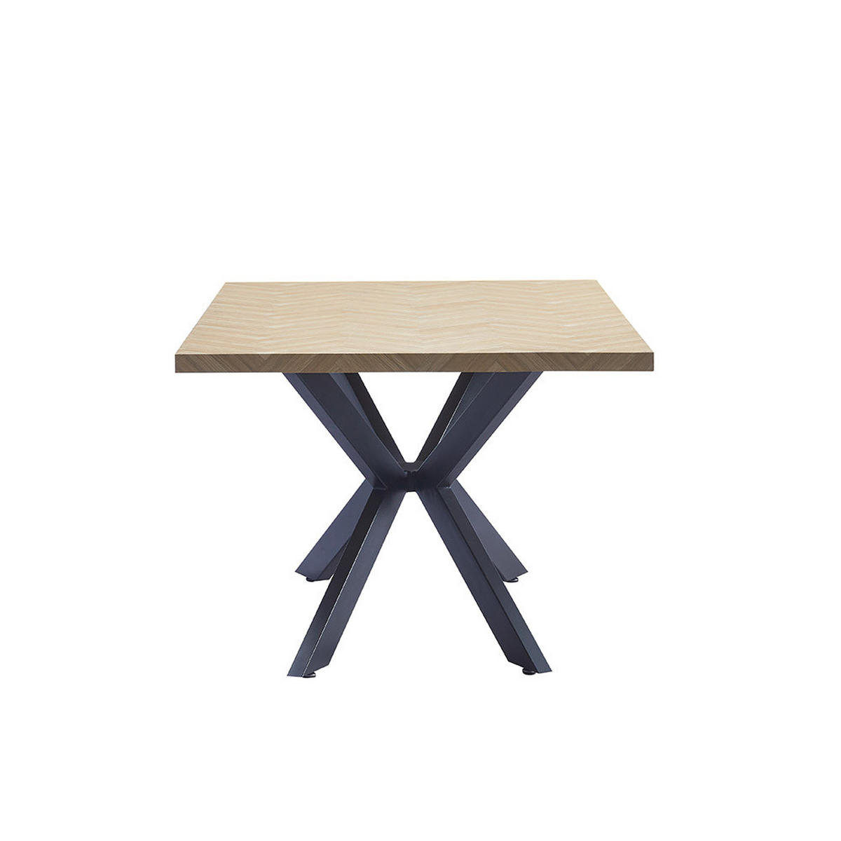 ESSTISCH ECKIG AVENCIA - Fishbone Oak, 160 x 100 cm - Braun, Holz (160/100/76cm) - Home Deluxe
