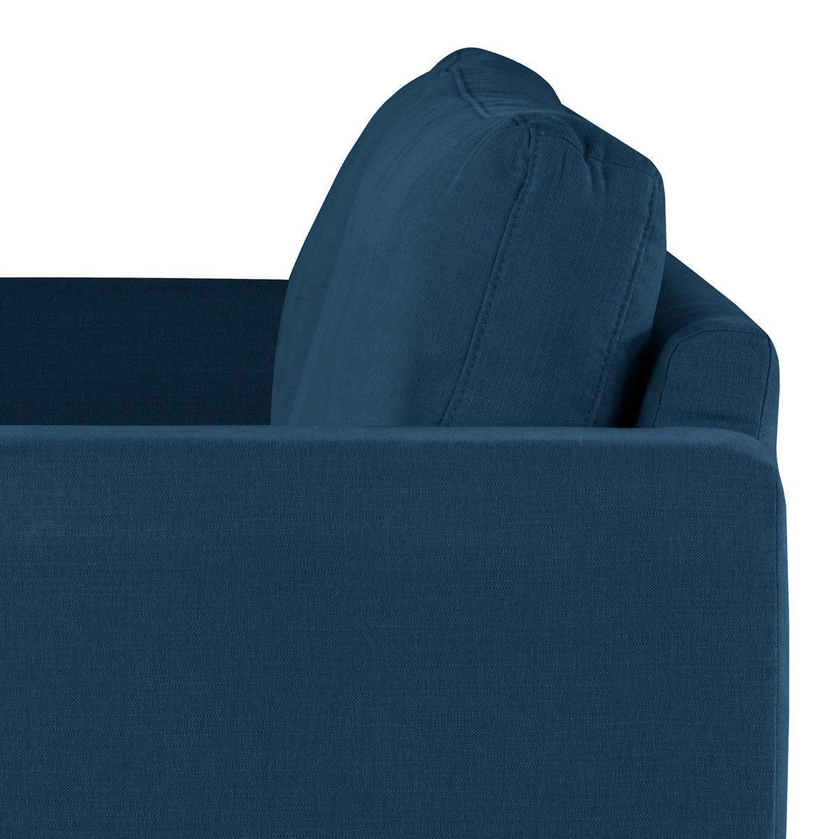 SESSEL - Blau/Buchefarben, Buchenholz/Textil (122/81/88cm) - home24