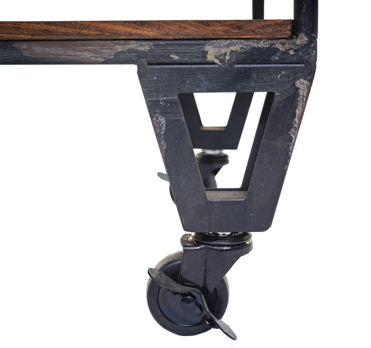 ROLLWAGEN MIT KÖRBEN Braun - Braun, Holz (67/120/32cm) - MCW