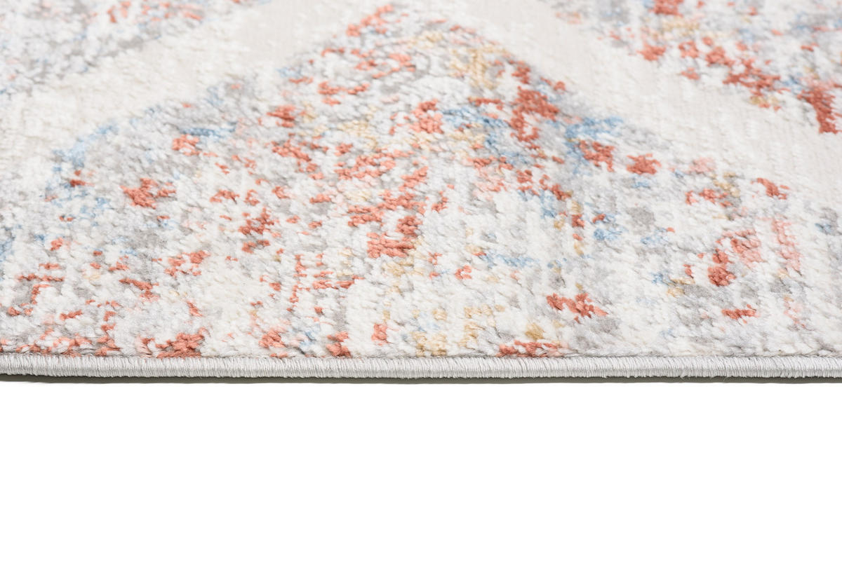 TEPPICH VALLEY Grau Orange 300/400 cm - Orange, Textil (300/400cm) - Tapiso
