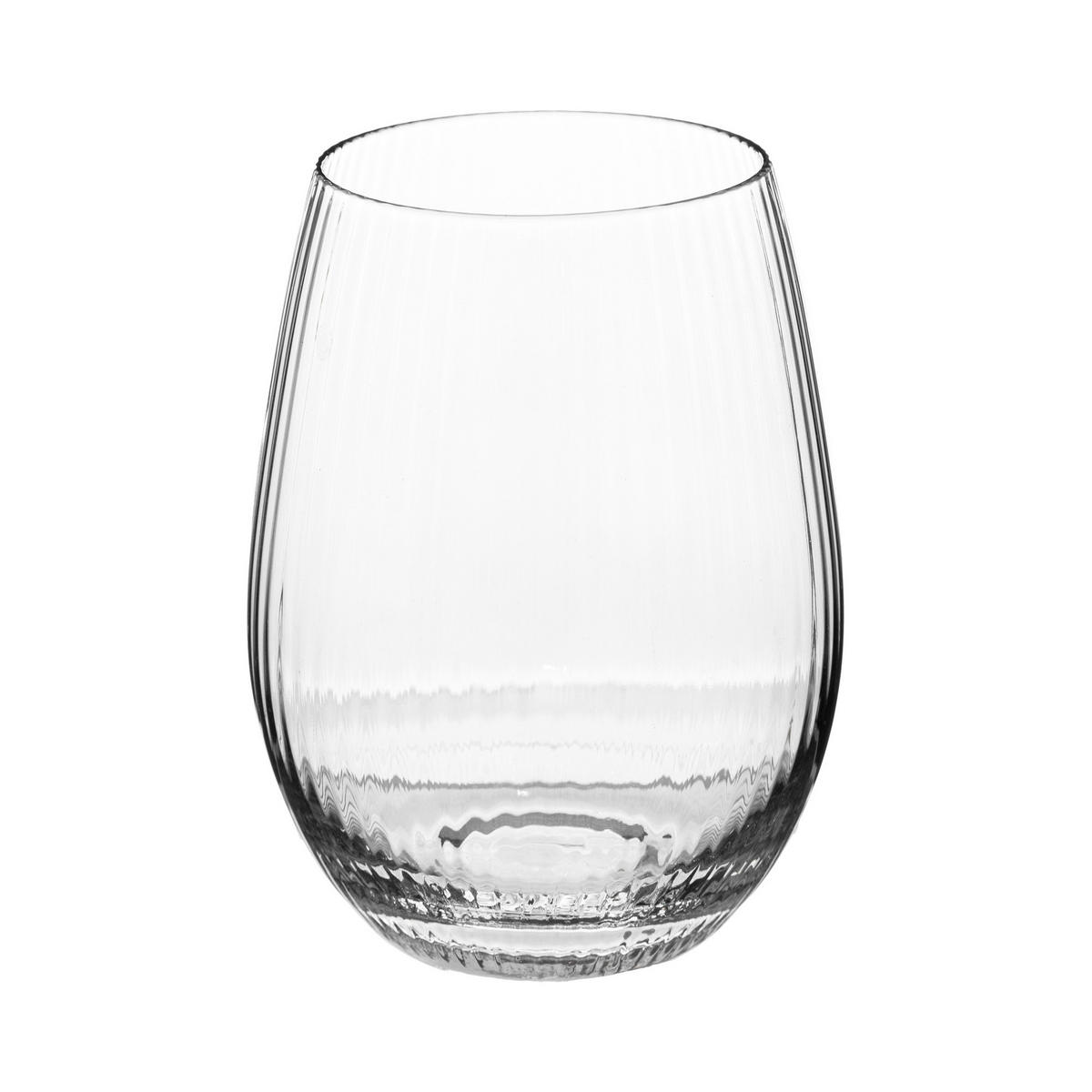 TRINKGLÄSER-SET 6-teilig Midnight Transparent 540 ml 9,5/9,5/12,5 cm - Transparent, Glas (0.54L) - Secret de Gourmet