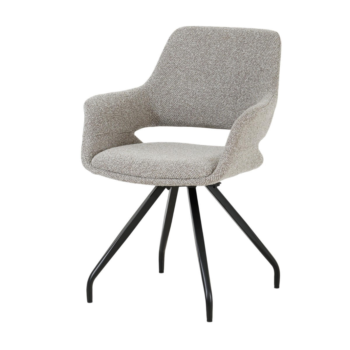 ESSZIMMERSTÜHLE Capp Taupe 61/61/88 cm - Taupe, Textil (61/88/61cm) - Livingfurn