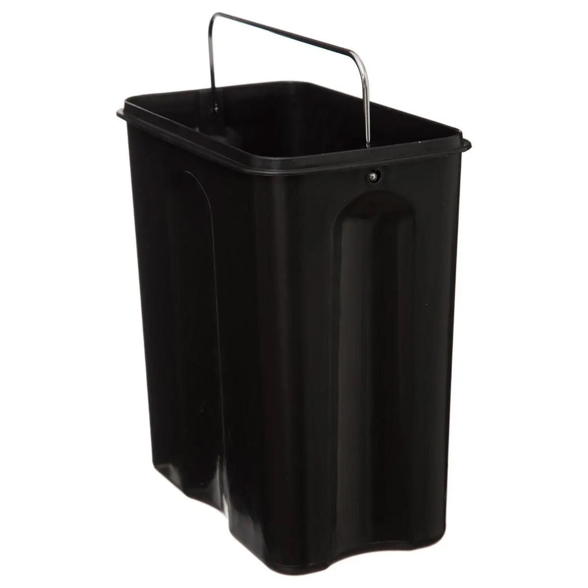 METALLABFALLEIMER 28,3/14,5/30,5 cm - Weiß, Metall (14.5/30.5/28.3cm) - 5five Simply Smart