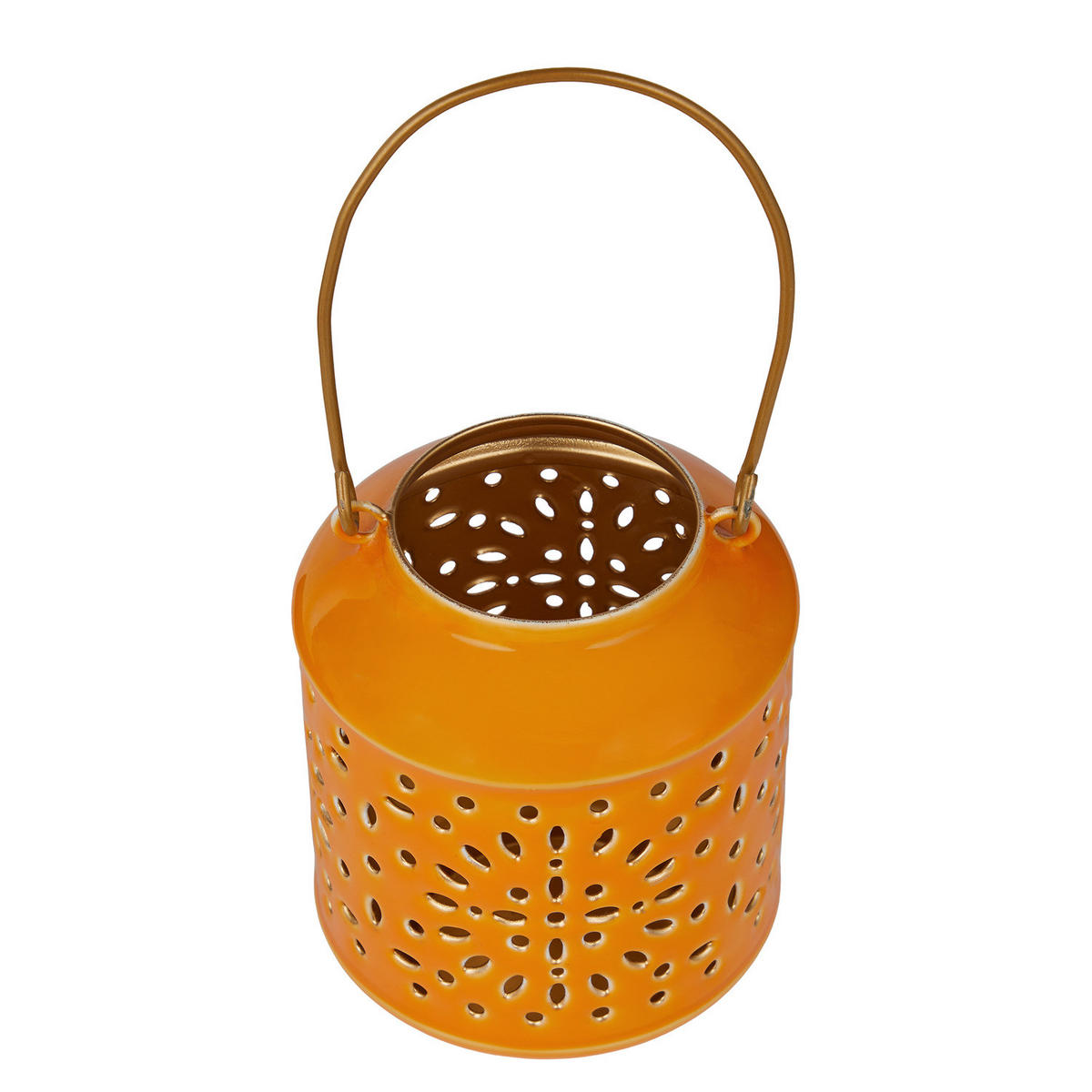 LATERNE Blue Marocco 12,5 cm - Orange, Metall (10/13/10cm) - Butlers