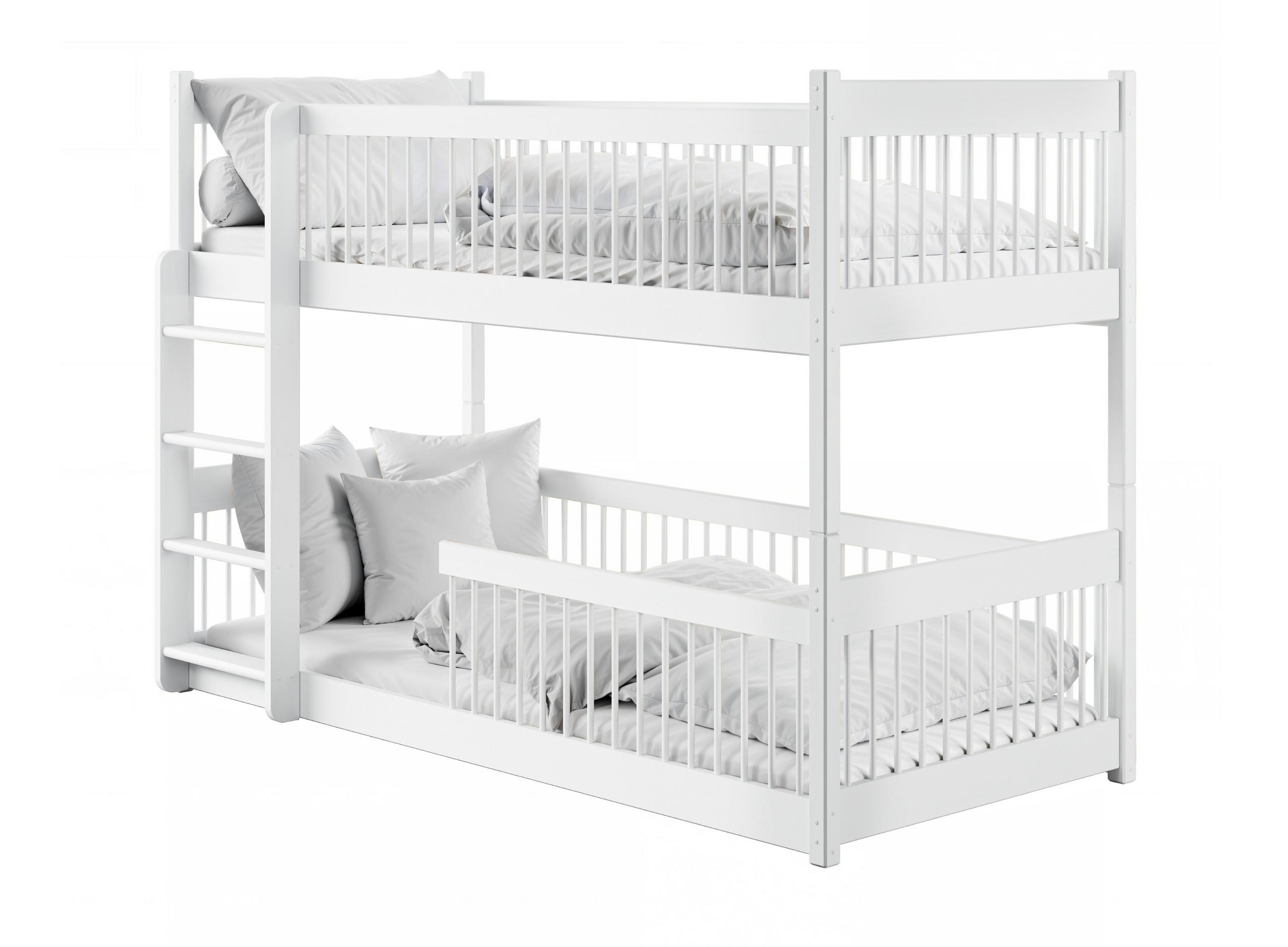 ETAGENBETT 80x180 cm in Weiß - Weiß, Holz (80/180cm) - Kids Collective