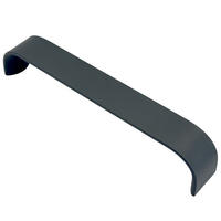 MÖBELGRIFF BA 160mm Küchengriff modern Türgriff grau Schrankgriff - Grau, Metall (2.5/3/16.7cm)