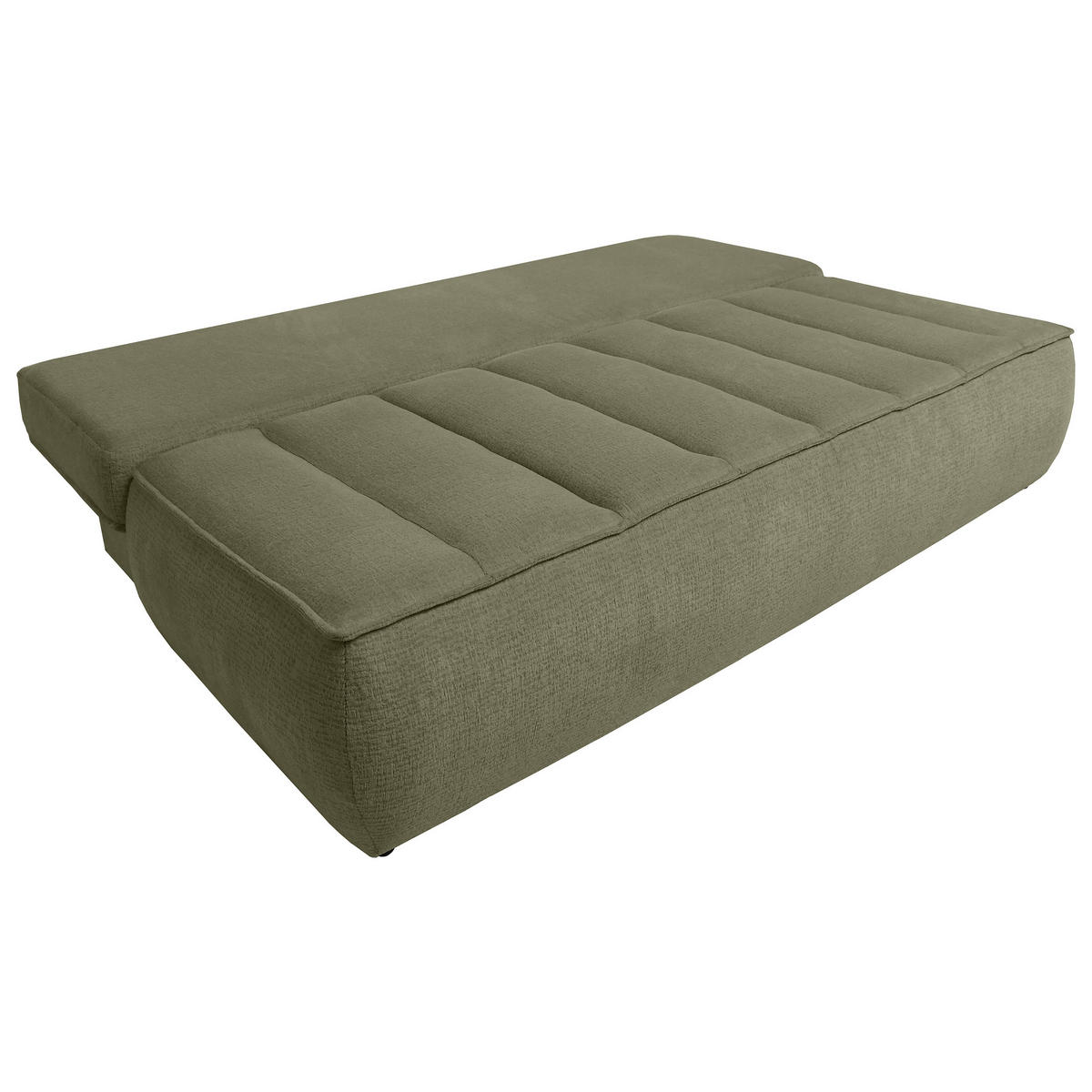 SCHLAFOSOFA Doris mit Schlaffunktion und Bettkasten, DL-System, Grün - Grün, Textil (210/88/100cm) - Beautysofa