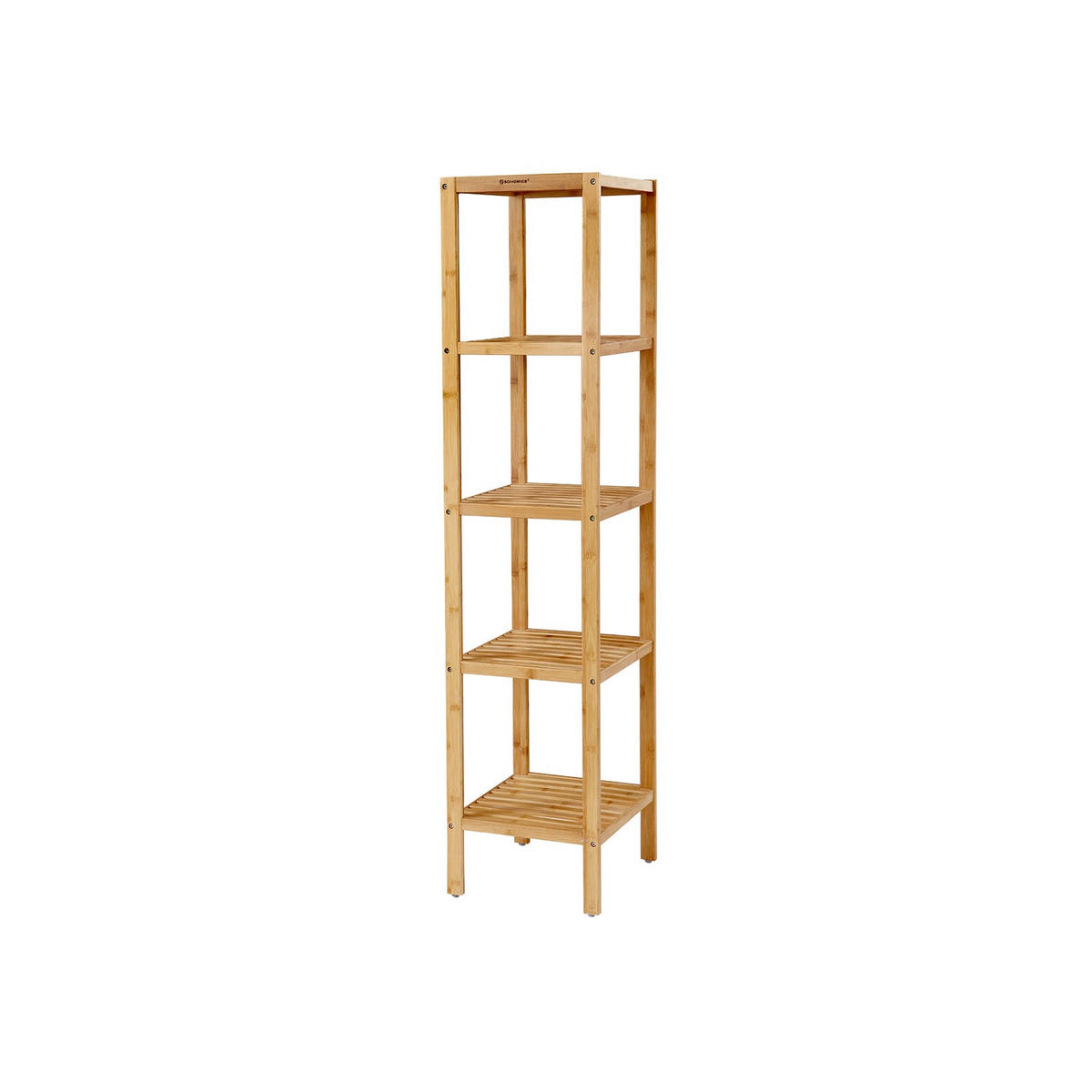 KÜCHENREGAL AUS BAMBUS - Eukalyptusholzfarben, Holz (33/146/33cm) - Hansiro