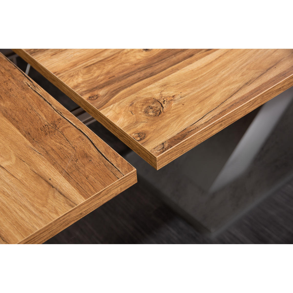 ESSTISCH MONTREAL Plankeneiche Natur 180/280 cm - Braun, Holz (90/180/76cm) - riess-ambiente