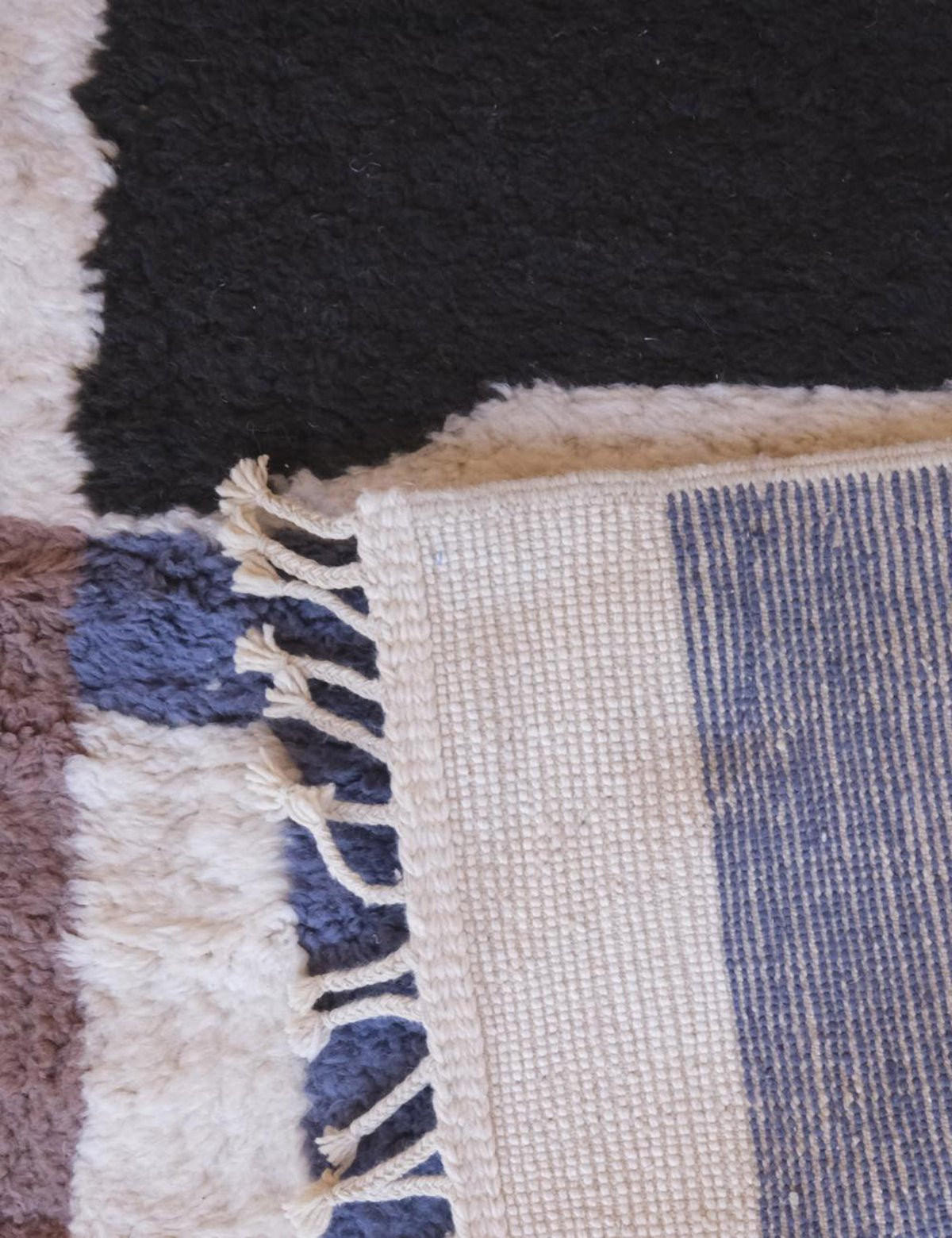 BERBERTEPPICH grafisch Wolle 246x 348 cm - Multicolor, Naturmaterialien (246/348cm) - AFK Living