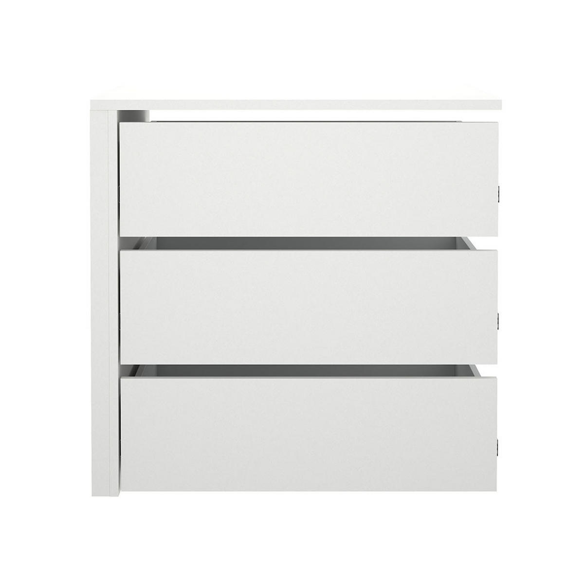 SCHUBLADENEINSATZ, Catania, Weiß, Holzwerkstoff, 70 x 55 x 72 cm - Weiß, Holzwerkstoff (70/72/55cm) - ebuy24