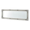 WANDSPIEGEL Livorno - Silberfarben, Glas/Holz (28.5/132/118cm) - [en.casa]