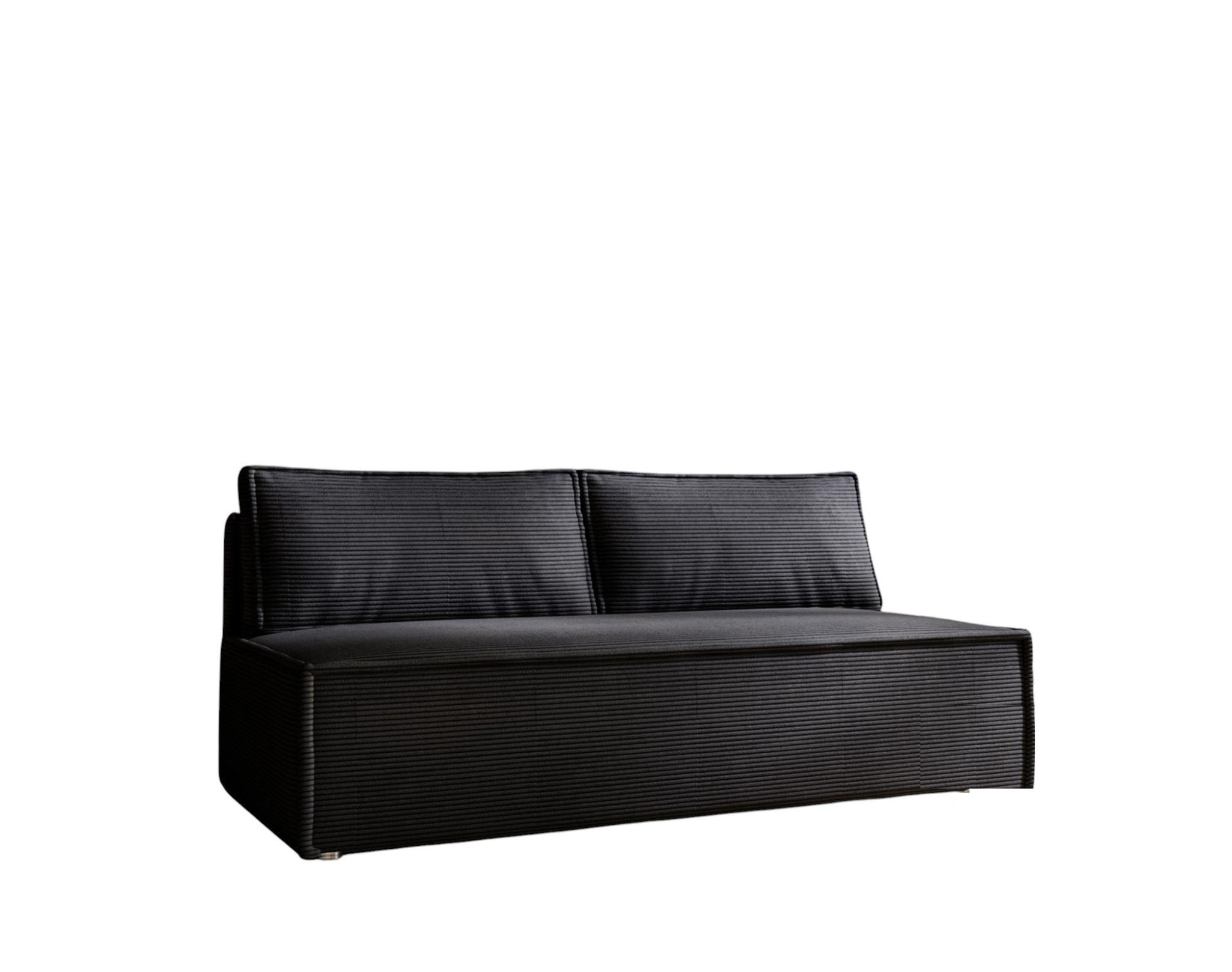 SCHLAFSOFA Amanda In Zoom - Anthrazit, Holzwerkstoff/Textil (200/89/100cm) - Fun Möbel
