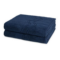 DUSCHTUCH Cashmere feeling 2er-Set - Blau, Textil (50/100cm) - Ross
