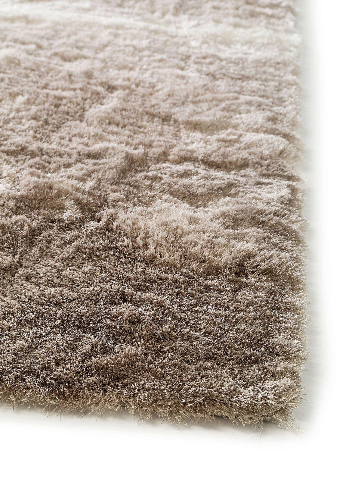 HOCHFLORTEPPICH Whisper Beige/Hellbraun 200x290 cm - Beige, Textil (200/290cm) - benuta Nest