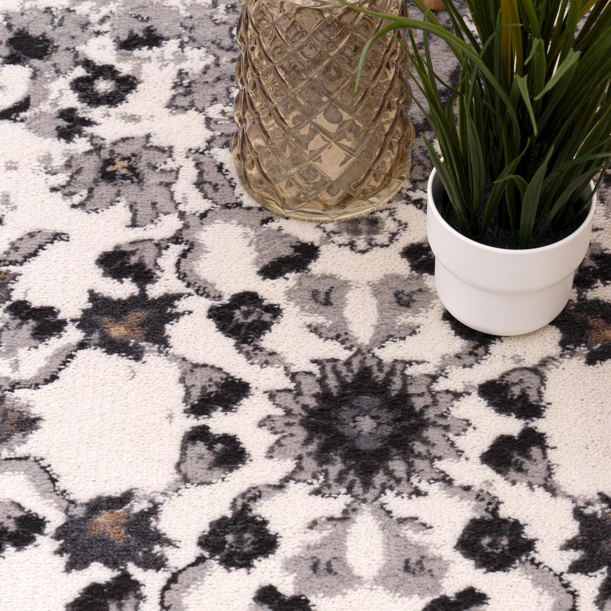 KURZFLORTEPPICH 60/100 cm Foggia 774 - Grau, Textil (60/100cm) - Paco Home