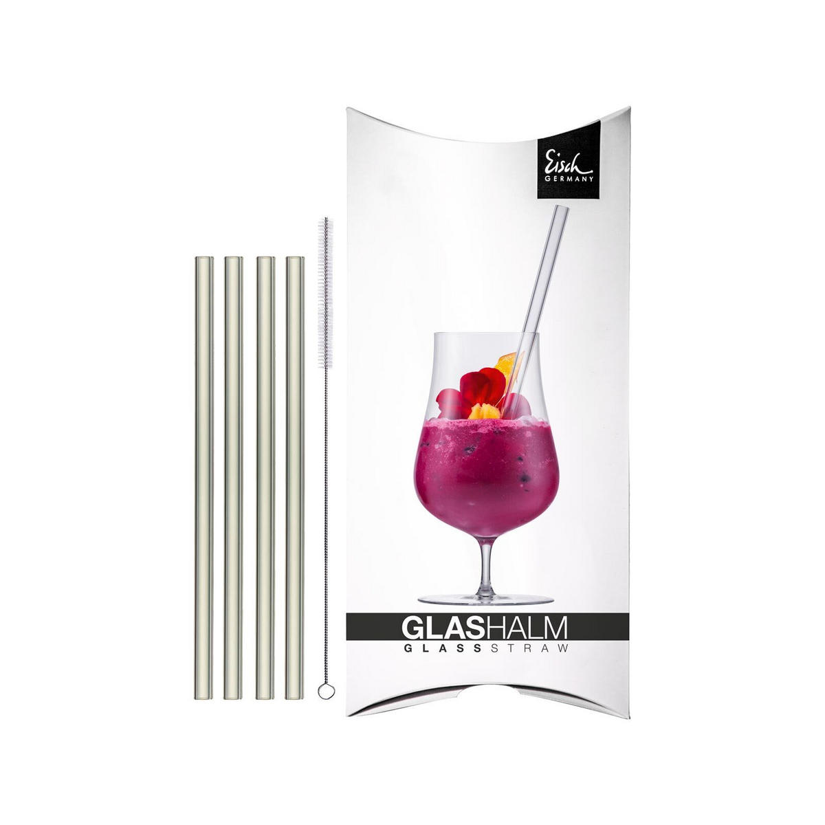 GLASHALM-SET Gentleman transparent 15 cm 4er Set - Transparent, Glas (0.9/15cm) - Eisch