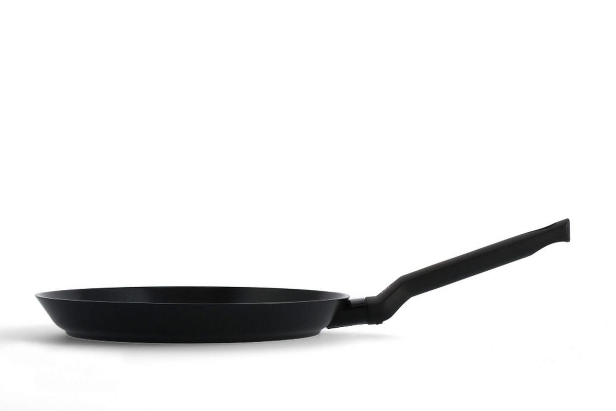 PFANNKUCHENPFANNE Easy Induktion Aluminium ø 28 cm - Keramische Antihaftbeschichtung - Schwarz, Metall (28cm) - BK