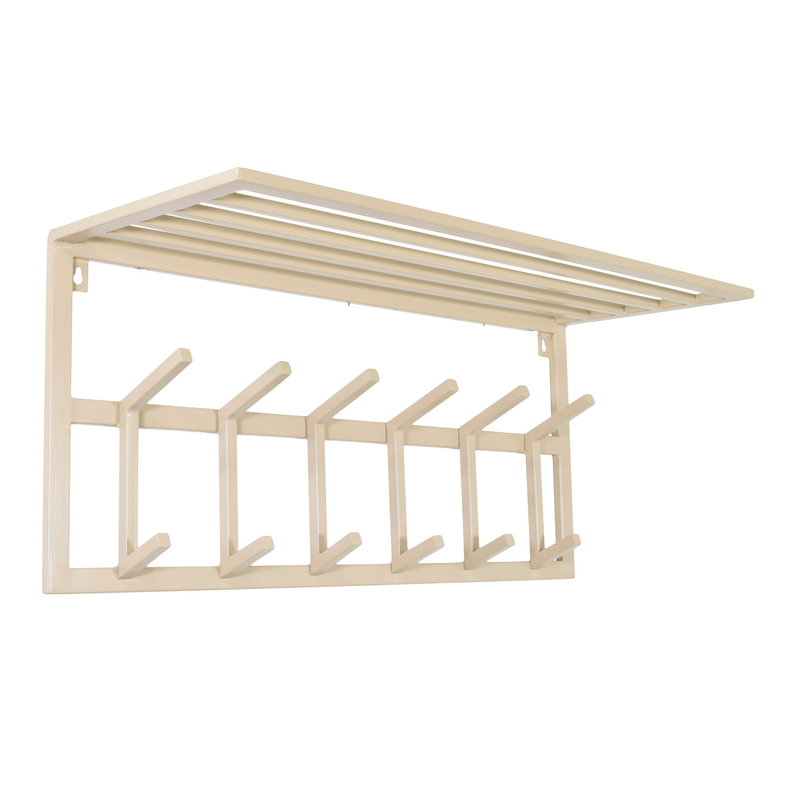 KLEIDERABLAGE Jaimy Beige - Beige, Metall (80/35/30cm) - LOFT42