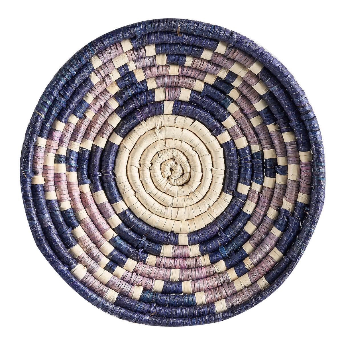 WANDDEKORATION Seegras bunt Namdinh - Multicolor, Naturmaterialen (56/56/8cm) - Beliani