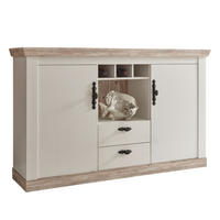 SIDEBOARD Ferna-61 - Weiß, Holzwerkstoff (168/104/44cm) - Lomado