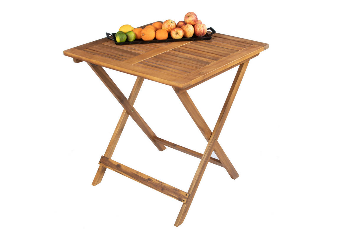 GARTENTISCH CAMERON - Beige, Holz (70/70/73cm) - SAM