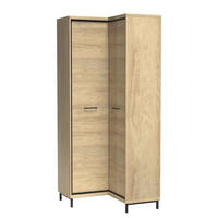 DREHTÜRENSCHRANK SYNDRA 102,5/197/58 cm 2-türig Eichefarben - Eichefarben, Holzwerkstoff (102.5/197/58cm) - MASSENO