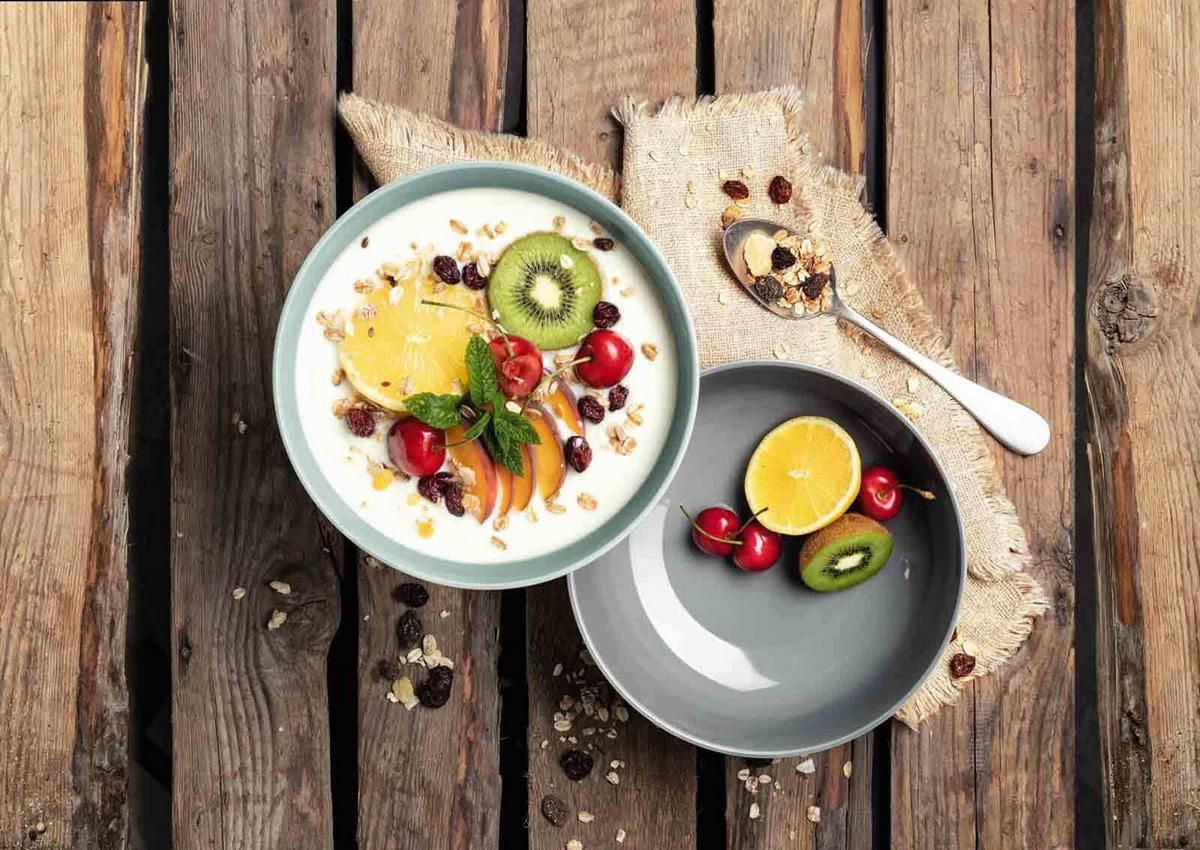 FOODBOWLS Beat Color Glaze Sandbeige ø 25,5 cm 4er Set - Beige, Keramik (25.5cm) - Seltmann Weiden