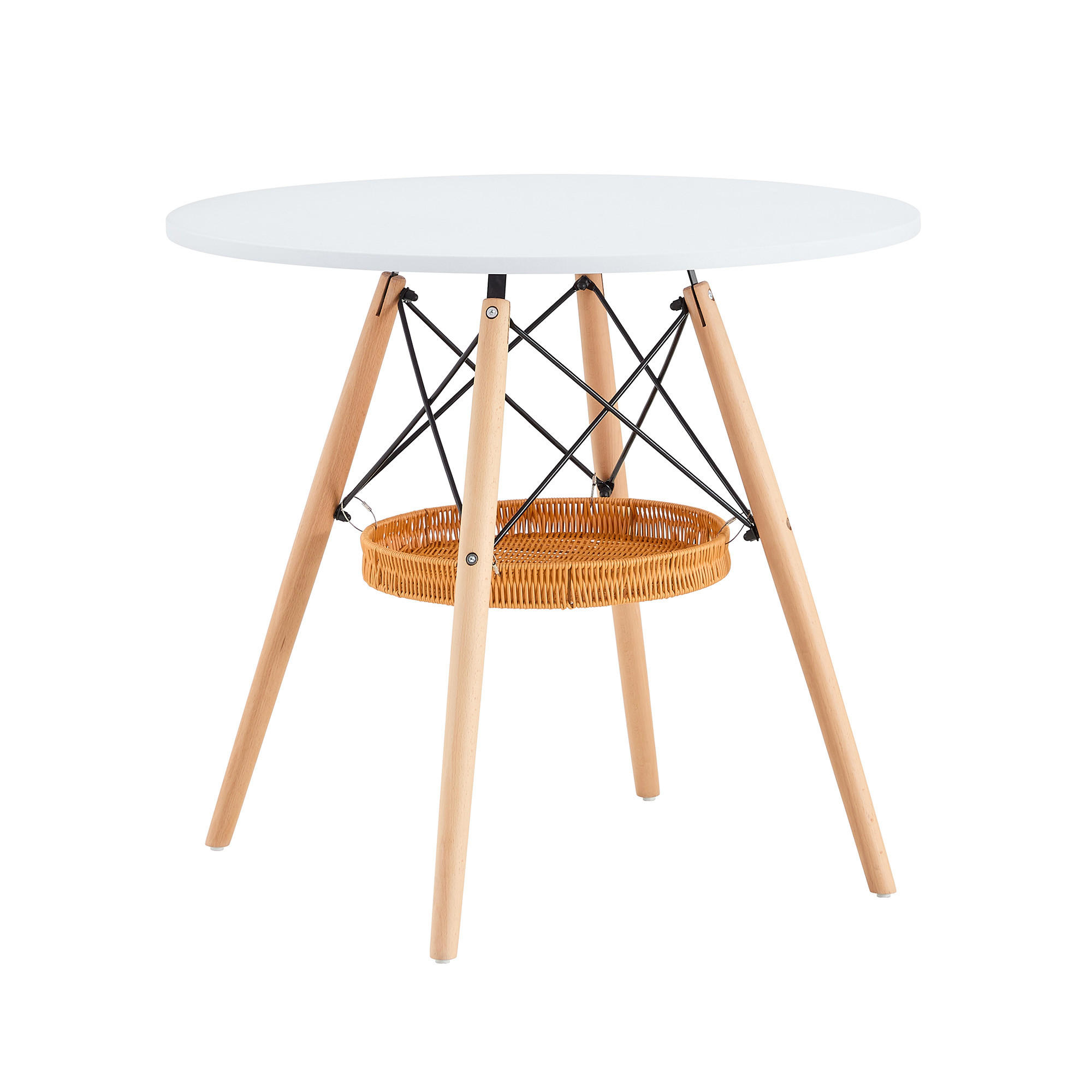 ESSTISCH Weiß 80/80/71,5 cm - Weiß, Holz (80/80/71.5cm) - PANGIVO