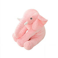 PLÜSCHTIER Elefant 60 cm Rosa - Rosa, Textil (30/60cm)