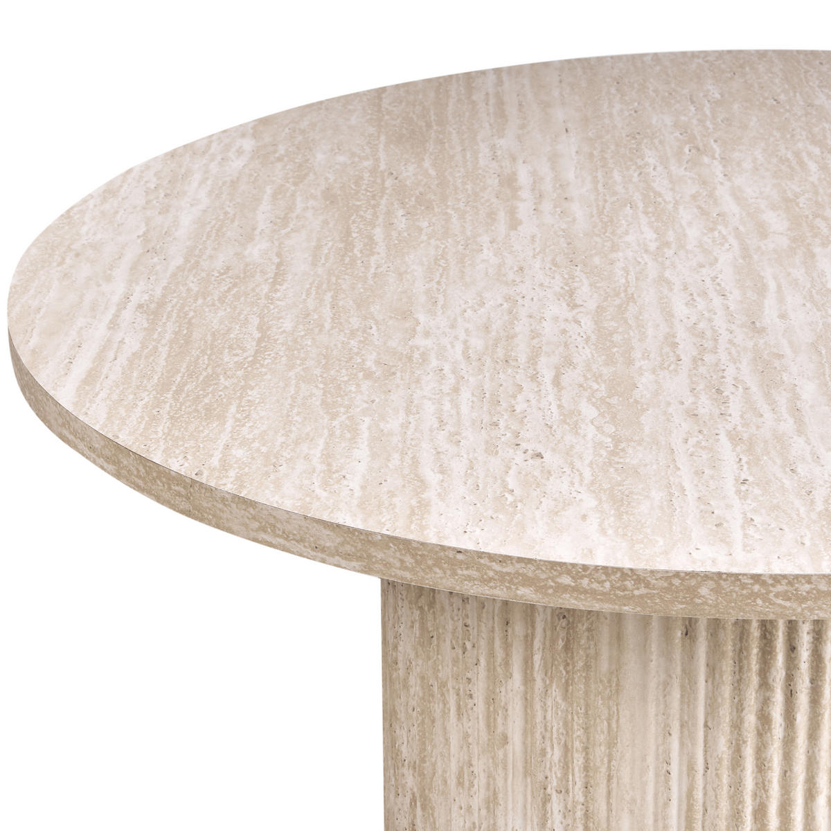 COUCHTISCH Beige Ammon - Beige, Holzwerkstoff (80/80/38cm) - Beliani